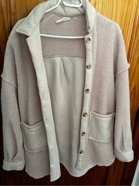 12th Tribe Sherpa Button-Up Jacket